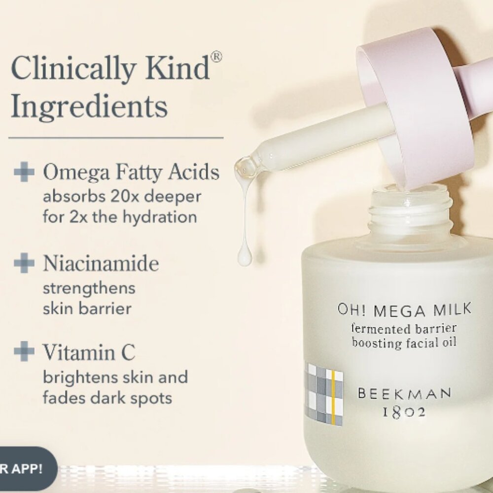 Oh! Mega Milk Fermented Barrier Boosting Facial Oil - Picture 2 of 13